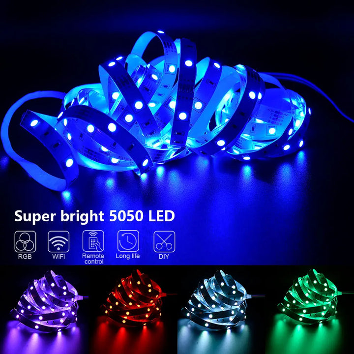 LED Strip Lights RGB 5050 ,5V 1M-30M,16 million colors, RGB.