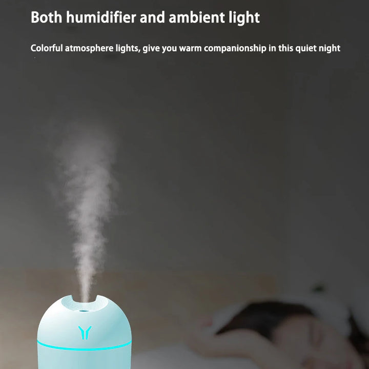 Mini Large Mist Volume USB Air Humidifier Household Small Desktop Intelligent Car New Aromatherapy Machine