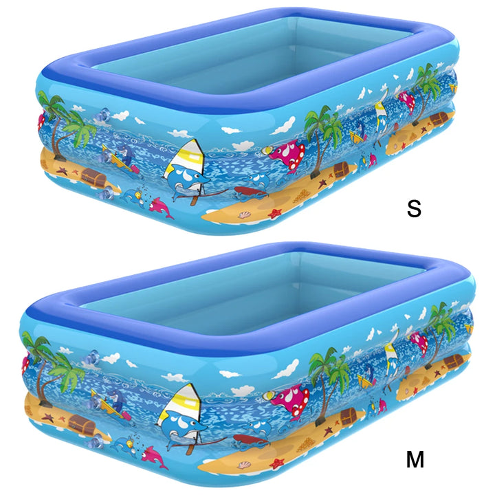 Inflatable Swimming Pool Large Family Pools Adult Children's Swimming Pool for Kids Baby Bathtub Summer Outdoor Water Play Toys