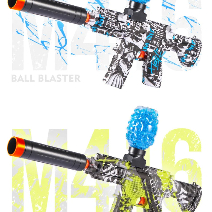 M416 Electric Blaster Gun Toys, Rechargeable Automatic Outdoor Toys for Team Family Activities, Perfect Gift(Bullets Excluded)