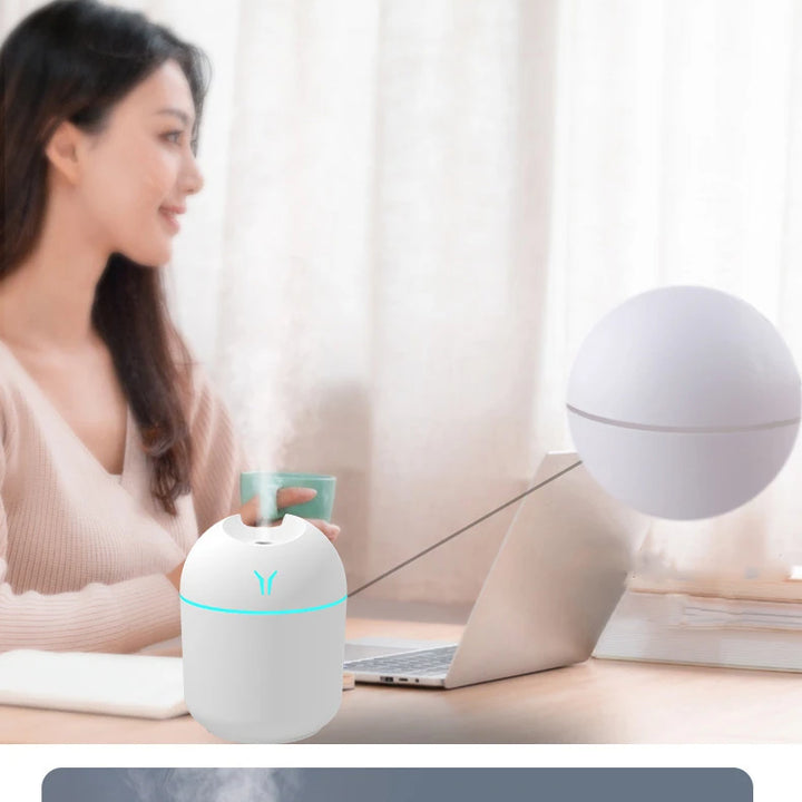 Mini Large Mist Volume USB Air Humidifier Household Small Desktop Intelligent Car New Aromatherapy Machine