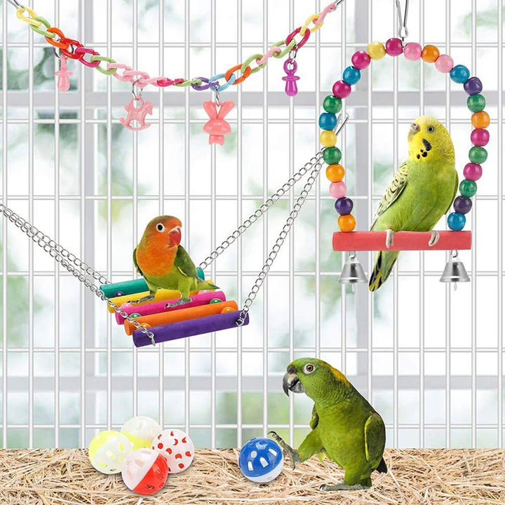 Bird Cage Toys for Parrots