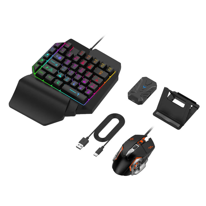 Mix Por/Lite PUBG Gaming Keyboard Mouse Combo Mobile Keyboard and Mouse Converter Mobile Game Controller for Android IOS IPad