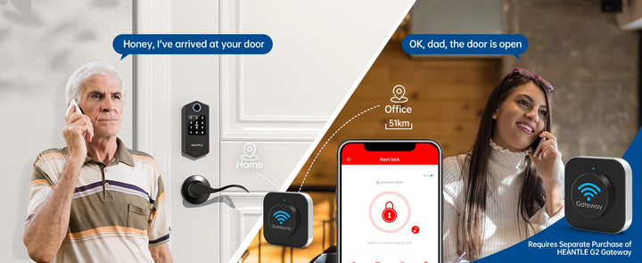 A3 Fingerprint Smart Front Door Lock Keyless Entry Set with 2 Handles Keypad Electronic Digital Deadbolt Locks for Home Office