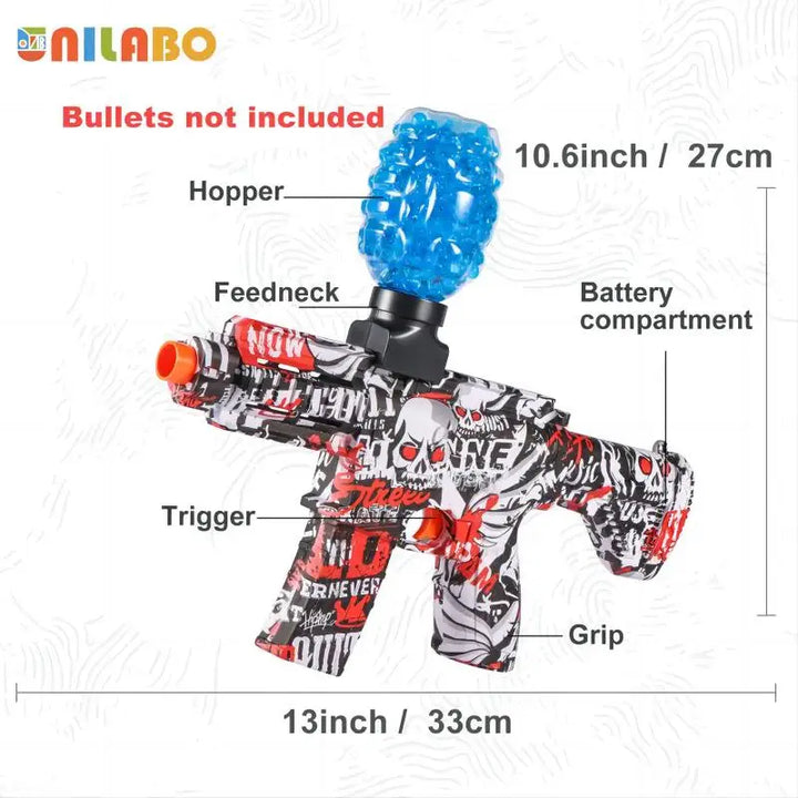 M416 Electric Blaster Gun Toys, Rechargeable Automatic Outdoor Toys for Team Family Activities, Perfect Gift(Bullets Excluded)