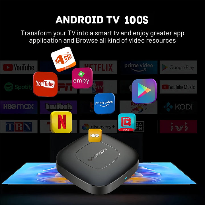 Android13 Smart Home Theater TV Box AllwinnerH313 Google Assistant Netflix Streaming Bluetooth Media Player 2G16G 2.4G5G Wifi T1