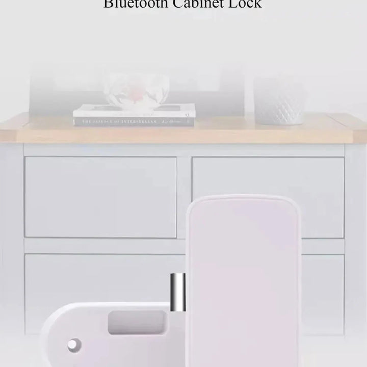 Tuya Lock 1pc Bluetooth Drawer Lock, Wireless Smart Security Cabinet Electronic Lock Keyless Invisible Safety Cabinet Locks