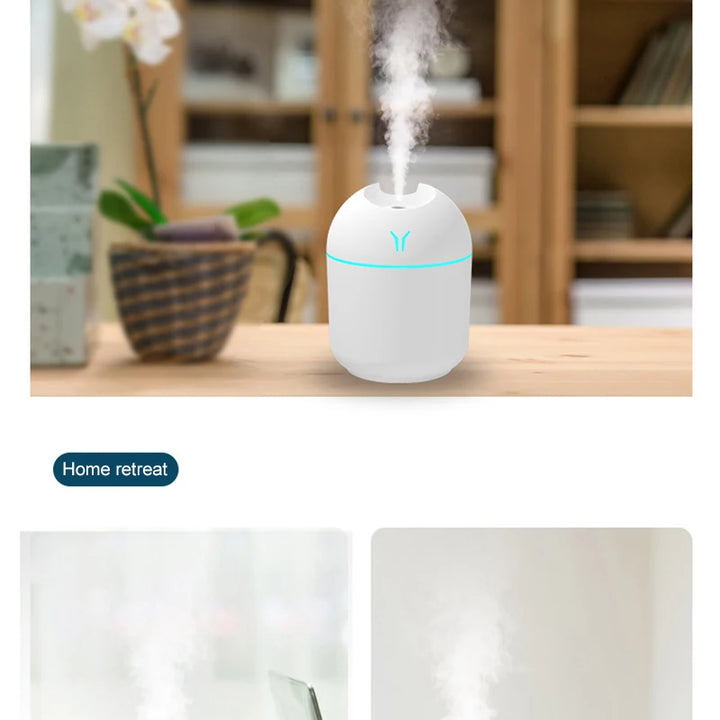 Mini Large Mist Volume USB Air Humidifier Household Small Desktop Intelligent Car New Aromatherapy Machine