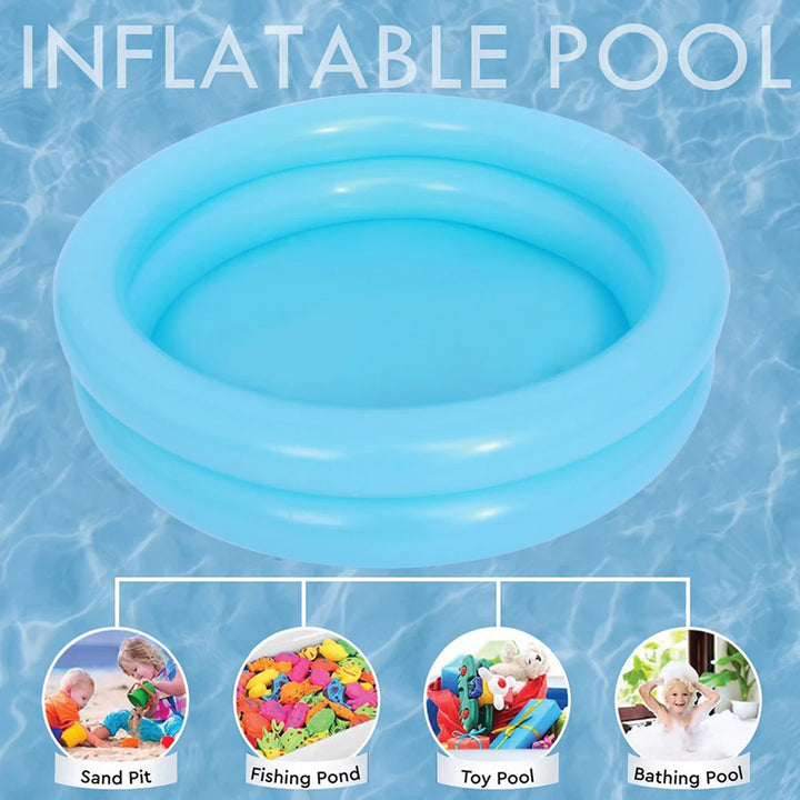 Summer Baby Inflatable Swimming Pool Portable Kids Outdoor Paddling Infant Pool 60cm Round Children Bath Room Swimming Ring Toys