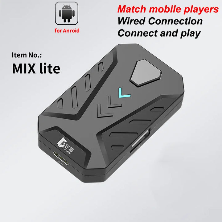 Mix Por/Lite PUBG Gaming Keyboard Mouse Combo Mobile Keyboard and Mouse Converter Mobile Game Controller for Android IOS IPad