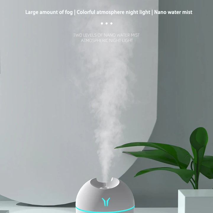 Mini Large Mist Volume USB Air Humidifier Household Small Desktop Intelligent Car New Aromatherapy Machine