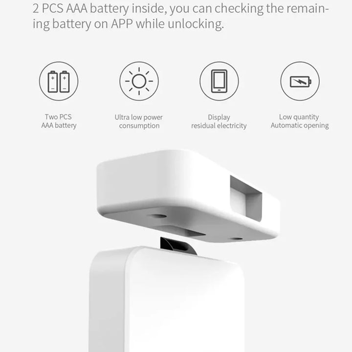 Tuya Lock 1pc Bluetooth Drawer Lock, Wireless Smart Security Cabinet Electronic Lock Keyless Invisible Safety Cabinet Locks