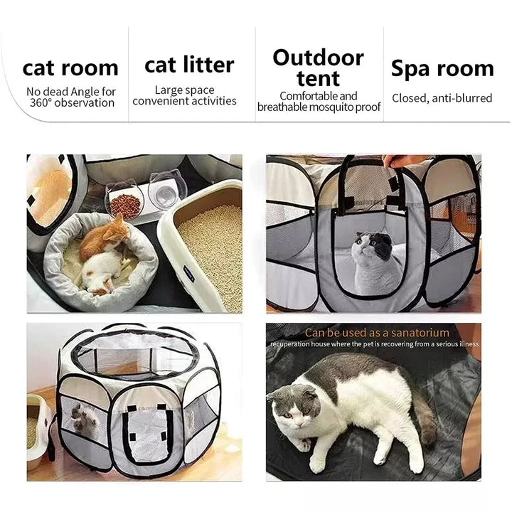 Cat Tent Outdoor Portable Folding