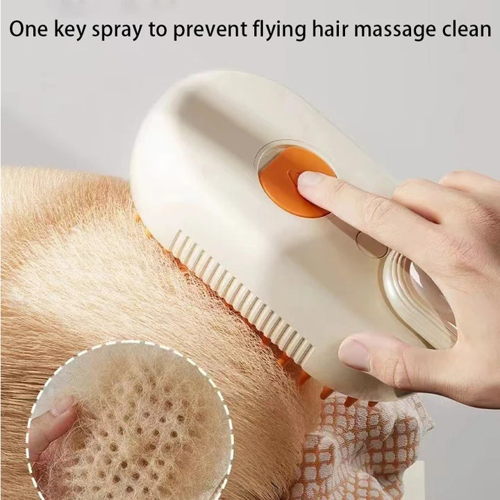 Cat Dog Pet Spray Massage Brush 3 in 1