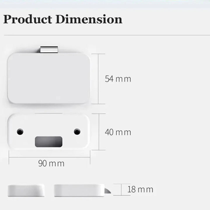 Tuya Lock 1pc Bluetooth Drawer Lock, Wireless Smart Security Cabinet Electronic Lock Keyless Invisible Safety Cabinet Locks