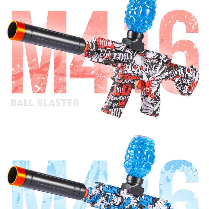 M416 Electric Blaster Gun Toys, Rechargeable Automatic Outdoor Toys for Team Family Activities, Perfect Gift(Bullets Excluded)